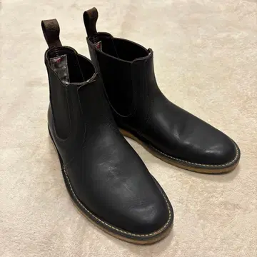 새상품급 RED WING 사이드 고어 부츠 블랙 27.5cm USA제