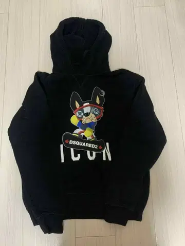 DSQUARED2 블랙 후드티 M