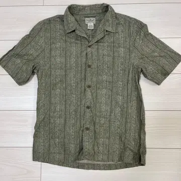 L.L.Bean 반팔 셔츠 S 사이즈 그린 계열