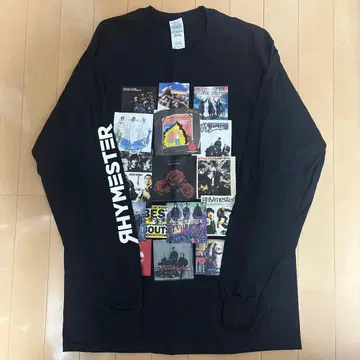 RHYMESTER 롱 슬리브 T셔츠 M 블랙