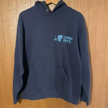 90's~00's anvil 후드티 네이비 스컬