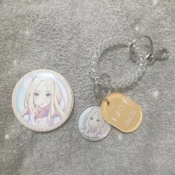 학마스 쥬오 호시미나미 락커 키 홀더풍 키링 캔뱃지