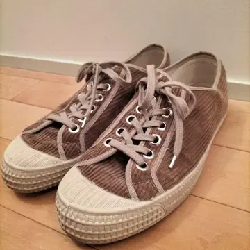 노베스타 남성용 브라운 코듀로이 스니커즈 28.5cm