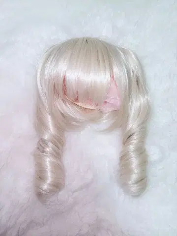 블론드 컬 가발 9인치 가발