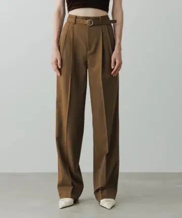 [ EMOELLE ] 벨티드 슬랙스