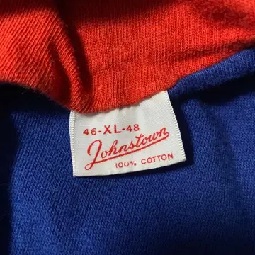 빈티지 70s' Johnstown '46-XL-48 리버서블 티셔츠