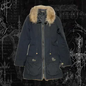 퍼 달린 모즈 코트 Y2K 90s 00s archive 헤이세이 갸루