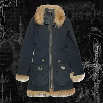 퍼 달린 모즈 코트 Y2K 90s 00s archive 헤이세이 갸루