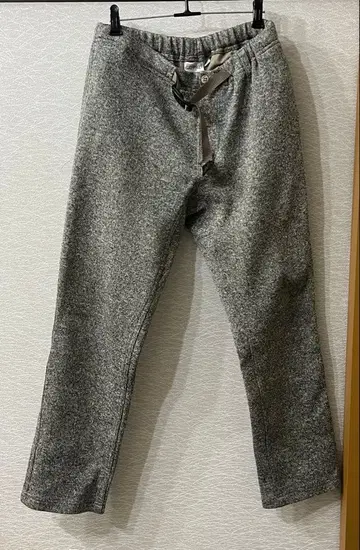 새상품급 그라미치 본딩 니트 플리스 팬츠 멜란지 그레이 M