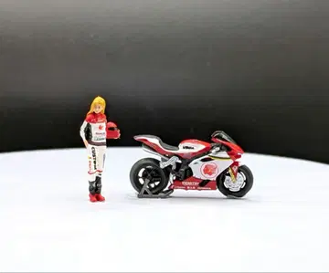 1/64 카스트롤 모터 사이클 & 피규어 세트