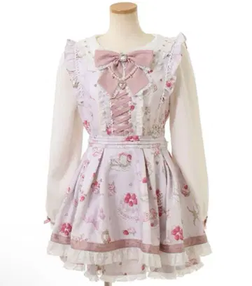 LIZLISA Salon de Fraise 패턴 셋업 핑크