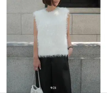 Heve 헤이브 Tinker Knit white 미사용 새상품