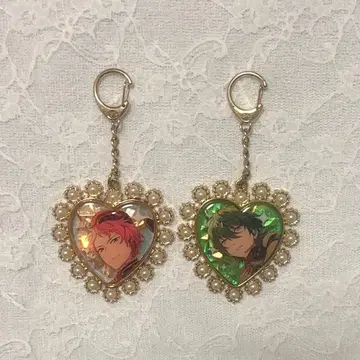 [ 익명 배송 ] 앙스타 아츠키 슈 카게히라 미카 하트 비쥬 키링