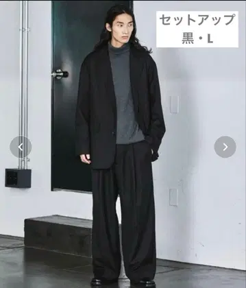 FREAK'S STORE 릴랙스 핏 셋업 블랙 L 사이즈