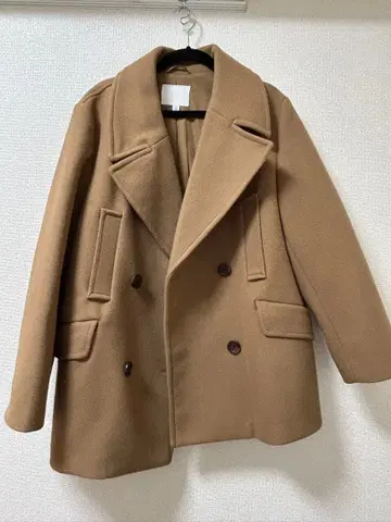 h&m 카멜 코트