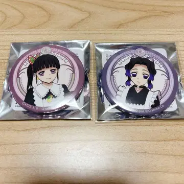 귀멸의 칼날 Q-pot 캔뱃지 츠유리 카나오 코쵸우 시노부