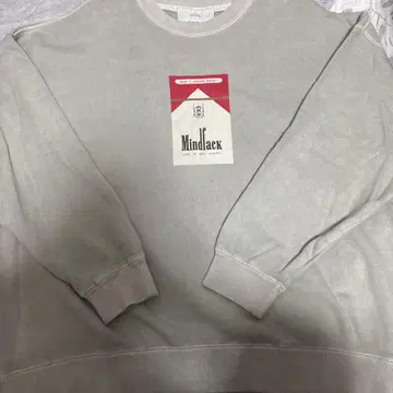 ENONE Mindlack 트레이닝복 맨투맨 라이트 그레이