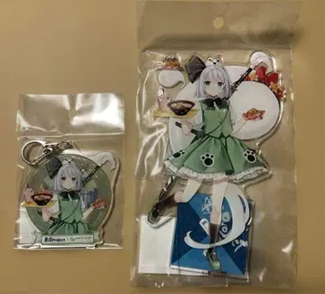 콘파쿠 요우무 동방 요미우리랜드 아크릴 피규어 아크릴 멀티 키링