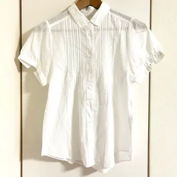 ESTACOT 에스타코트 블라우스 화이트 핀턱