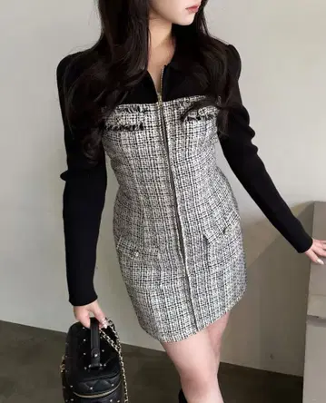 ROYAL PARTY 컴팩트 트위드 자켓