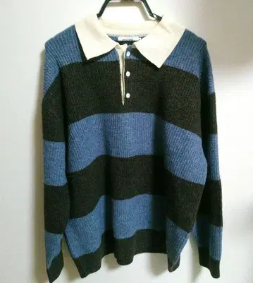 NIKO AND - 와이드 보더 니트 스웨터 라거 M 사이즈