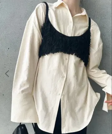 셀렉트모카 오버 사이즈 셔츠