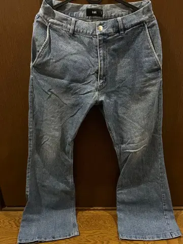 HARE 플레어 데님 팬츠 S 라이트 블루