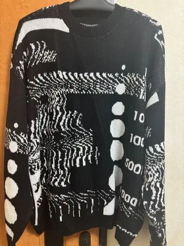 TIGHTBOOTH 그래픽 니트 스웨터 M