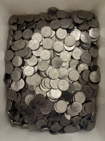 메달 게임용 메달 5센트 약 2215개 남코 패턴