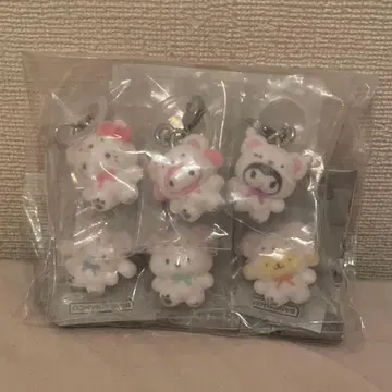 산리오 복슬복슬 스노우 메지루시 액세서리 컴플리트 세트