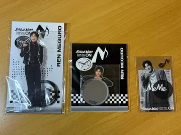 Snow Man Dome Tour ON 굿즈 3세트 메구로 렌