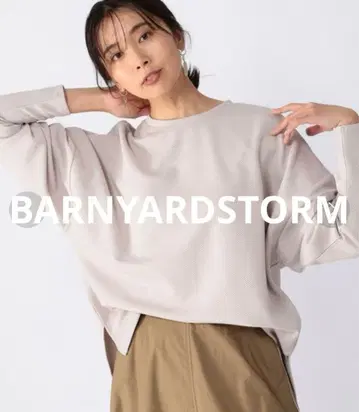 BARNYARDSTORM 밴야드 스톰 시샤모 슬리브 피케 풀오버
