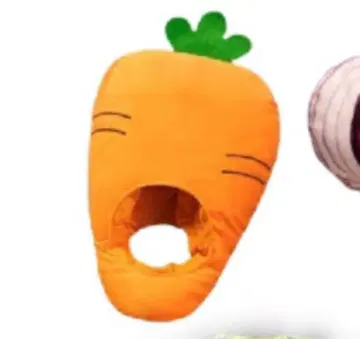 당근 모양 모자