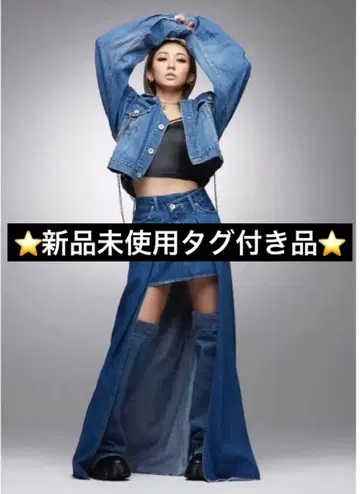 GYDA 코다 쿠미 콜라보 데님 레그 워머