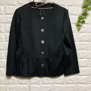 [ 닥스 ] ( L ) 페플럼 상의 포멀 캐주얼 U넥 울