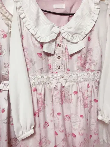 리즈리사 마카롱 부케 패턴 원피스