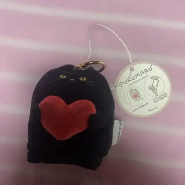 PUKUMARU 검은 고양이 마스코트 참