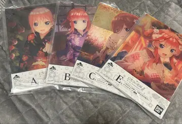 5등분의 신부 제일복권 아크릴 보드 A.B.C.E상