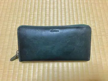 CORTINA 천연 가죽 지갑 GREEN 그린