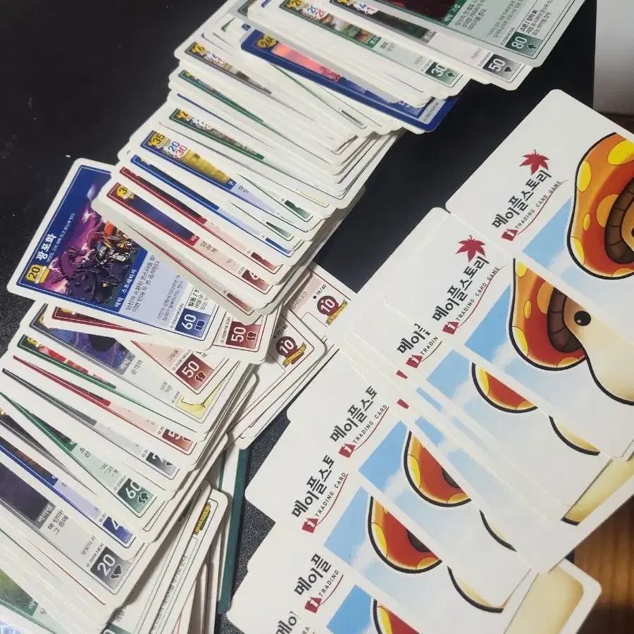 MapleStory cards on Bunjang Global Site.