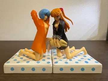 에반게리온 레이 & 아스카 피규어 파자마 모습 피규어