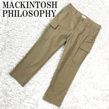 매킨토시 철학 크롭 팬츠 베이지 38 B951