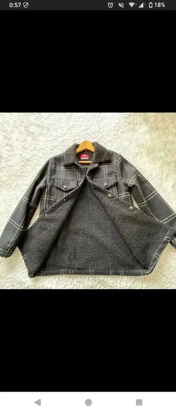 완판템 ] CREAM SODA 크림 소다 CS 런치 코트 BLACK