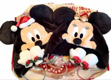 [택 포함 새상품] 미키 미니 크리스마스 팬캡 2세트