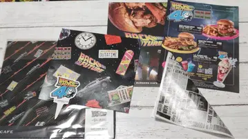 백 투 더 퓨처 40주년 J.S BURGERS CAFE 손수건