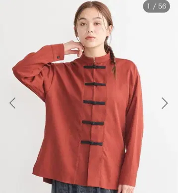 STRIPECLUB 란마 차이나 셔츠 보르도 M 사이즈