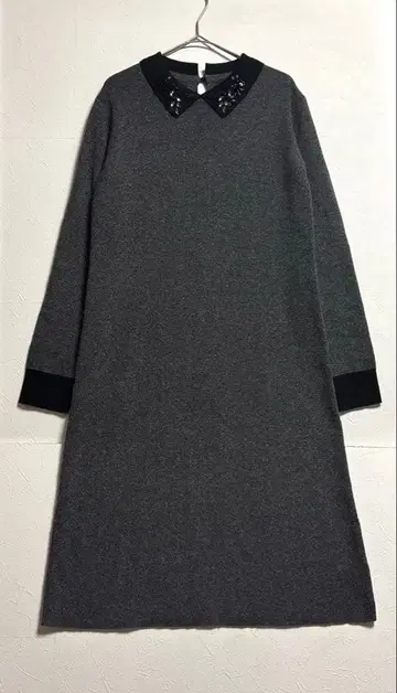 DAMA collection 라메 니트 캐시미어 혼방 원피스 S