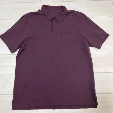 L.L.Bean 퍼플 피케 셔츠 M 사이즈