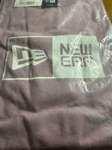 [ 미개봉 새상품 ] 뉴에라 박스 로고 T셔츠 XL 라벤더 컬러