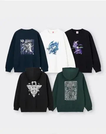 유희왕 x GU 25주년 기념 맨투맨 박스 S 사이즈